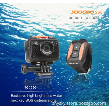 Original SOOCOO S60 12MP Full HD 1080P 60M WIFI Waterproof Sports Video Camera Remote